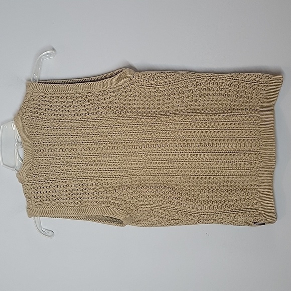 Woolrich khaki crochet sweater vest - Picture 5 of 7